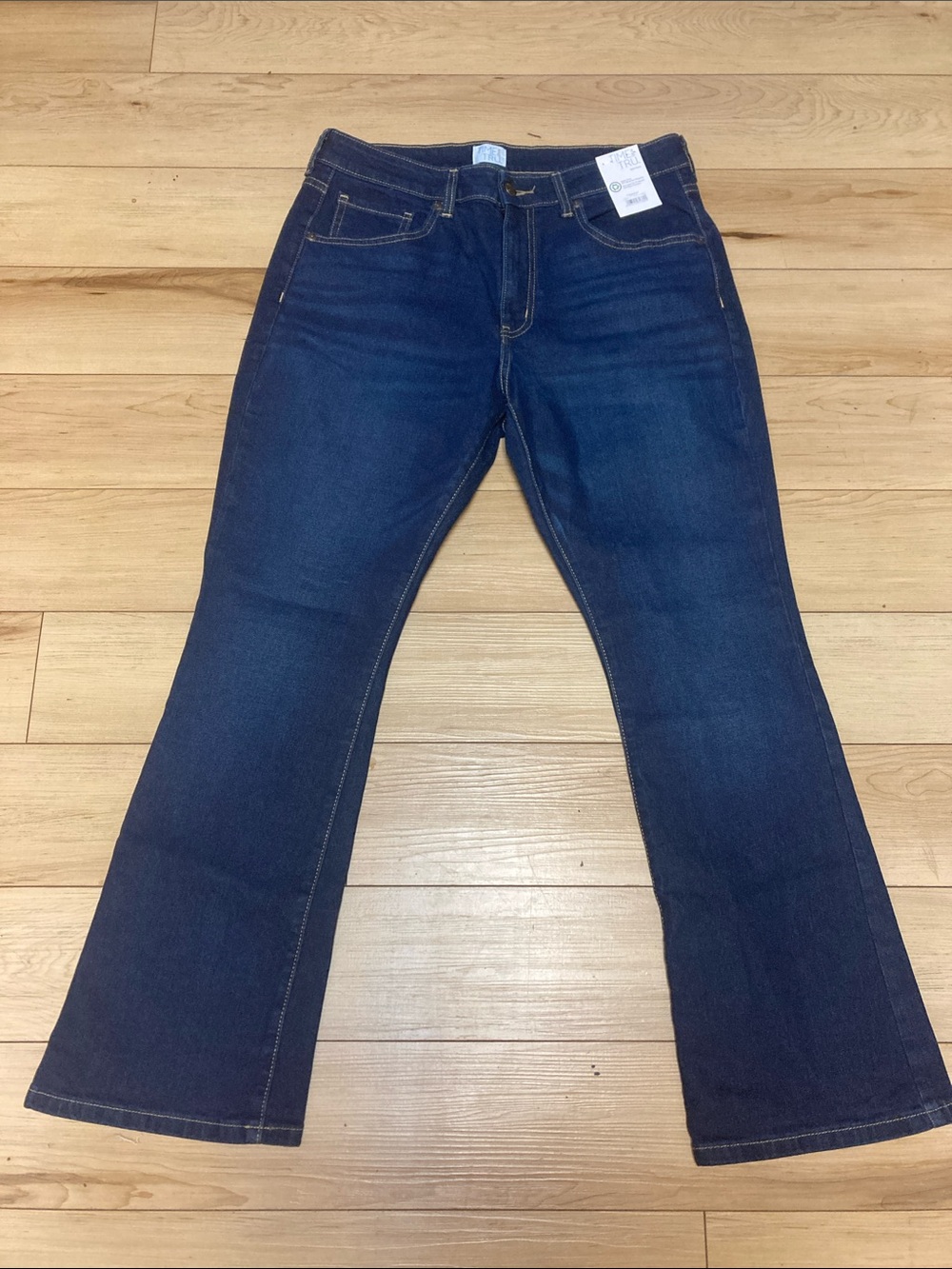Time and Tru Dark Blue bootcut Jeans